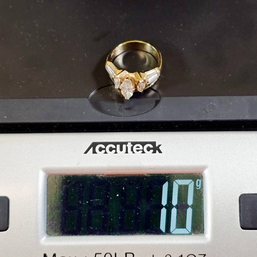 ✨️ Marquise Diamond Gold Ring Set ✨️ - Picture 11 of 12